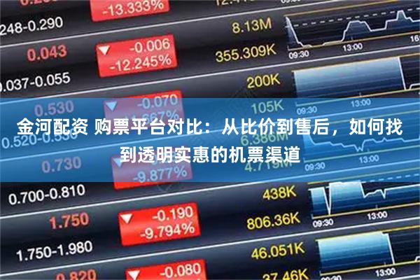 金河配资 购票平台对比：从比价到售后，如何找到透明实惠的机票渠道